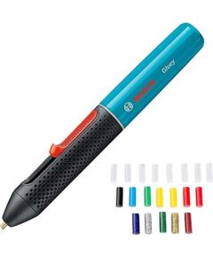 Bosch Cordless hot glue stick Gluey Lagoon Blue, hot glue gun (blue/black, incl. 20 glue sticks)