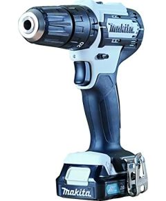 Makita cordless impact drill HP333DSAW, 12V (white/black, Li-ion battery 2.0Ah, case)