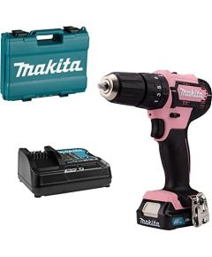 Makita cordless impact drill HP333DSAP, 12V (pink/black, Li-ion battery 2.0Ah, case)