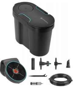 GARDENA Solar Irrigation AquaBloom Set, incl. water tank, irrigation control (grey, for up to 20 plants)