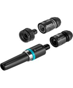 GARDENA EcoLine basic equipment, including cleaning nozzle (black/turquoise, 5 pieces)