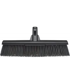 Fiskars Solid all-purpose broom head L (black/orange, without handle)