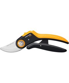 Fiskars PowerLever Plus Bypass Secateurs P721 (black/orange)