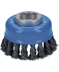 Bosch X-LOCK cup brush Heavy for Metal 75mm, knotted (O 75mm, 0.5mm wire)