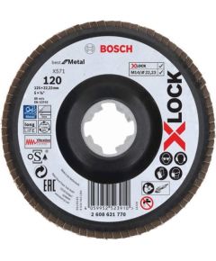 Bosch X-LOCK serrated lock washer X571 Best for Metal, O 125mm, grinding disc (K120, angled version)