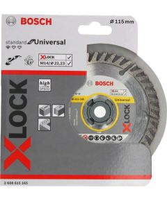 Bosch X-LOCK diamond cutting disc Standard for Universal 115mm (O 115mm x 22.23 x 2 x 10)