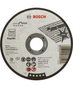 Bosch cutting disc Best for Inox, Rapido, O 125mm (straight, A 60 W INOX BF)