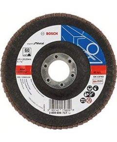 Bosch flap disc X551 Expert for Metal 125 mm (grit 60)