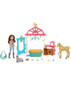 Mattel Spirit Luckys Baby Animal Care Station With Pony & Foal Doll