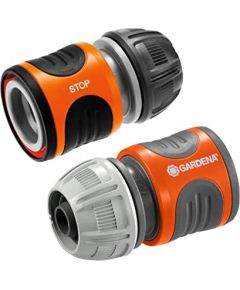 GARDENA Hose Connector Set 13mm (1/2), 15mm (5/8), (grey/orange)