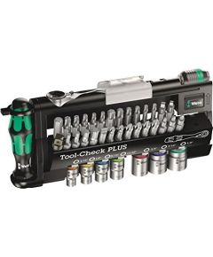 Wera Tool-Check PLUS Imperial - Bits assortment with ratchet + nuts