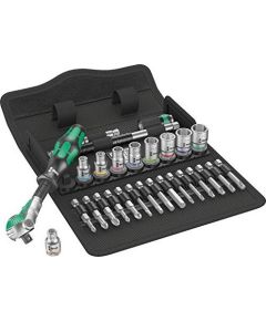 Wera 8100 SA 9 Zyklop Speed ??ratchet set - 1/4  drive, imperial