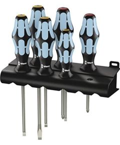 Wera 3334/6 Rack - Screwdriver set, stainless steel