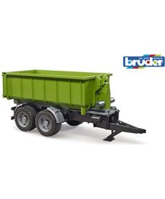 BRUDER hook lift trailer for tractors - 02035
