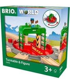 BRIO locomotive turntable with control bridge - 33476