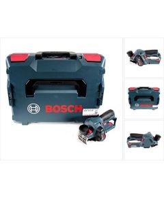 Bosch cordless planer GHO 12V 20 solo Professional, Electrical plane (blue / black, L-BOXX, without battery and charger)