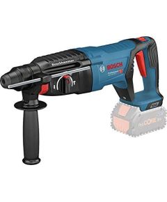 Bosch Cordless Rotary Hammer GBH 18 V-26 D Professional solo, 18 Volt (blue / black, suitcase, without battery and charger)
