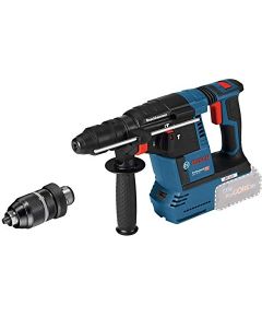 Bosch Cordless Rotary Hammer GBH 18 V-26 F Professional solo (blue / black, without battery and charger)