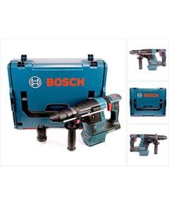 Bosch Cordless Rotary Hammer GBH 18 V-26 F Professional solo (blue / black, L-BOXX, without battery and charger)
