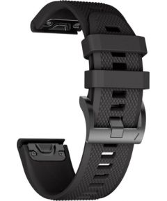 Tech-Protect watch strap Smooth Garmin fenix 5/6/6 Pro 22mm, black