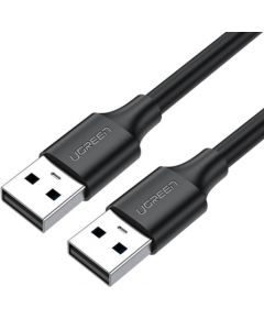 USB 2.0 A-A UGREEN US128 cable 0.25m (black)