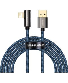 Cable USB to Lightning Baseus Legend Series, 2.4A, 2m (blue)