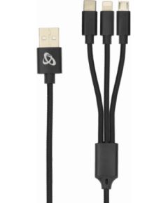 Sbox USB 2.0 8-pin/Type-C/Micro USB charging only 2.4A 1M BULK