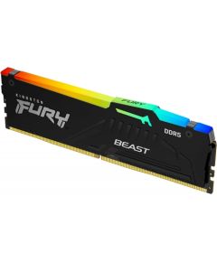 Kingston FURY DDR5 - 16GB - 6000 - CL - 36 - Single memory (black, KF560C36BBEA-16, Fury Beast RGB)