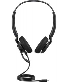 Jabra Engage 40, headset (black, stereo, UC, USB-C)