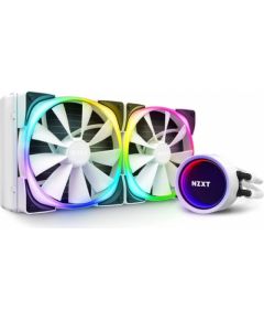 NZXT water cooling Kraken X63 White RGB 280mm Illuminated fans and pump