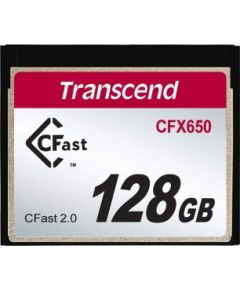 TRANSCEND CFX650 CFast 2.0 128GB Card R510MB/s MLC