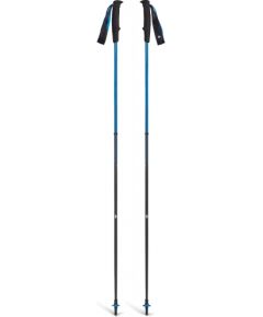 Black Diamond Distance Carbon trekking poles, fitness equipment (blue, 1 pair, 100 cm)