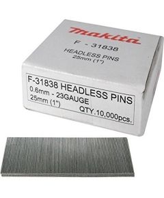 Makita pins F-31838, for pintacker, 0.6 x 25mm, nail (10,000 pieces)