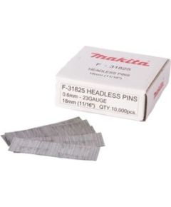 Makita pins F-31825, for pintacker, 0.6 x 18mm, nail (10,000 pieces)