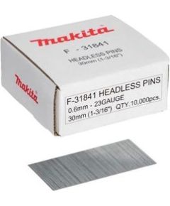 Makita pins F-31841, for pintacker, 0.6 x 30mm, nail (10,000 pieces)