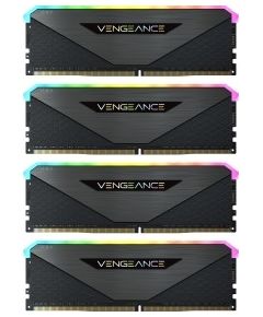 Corsair DDR4 - 32GB - 3600 - CL - 18 VengeanceRGBRT Quad Kit black