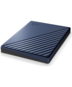 Western Digital WD My Passport Ultra 2 TB, External Hard Drive (blue / black, USB-C 3.2 Gen 1)