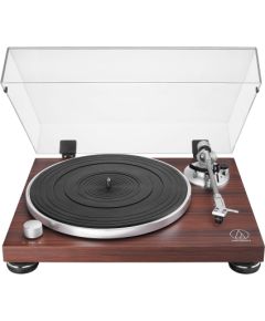 Audio Technica Manual Belt-Drive Turntable, RCA, Wood Base AT-LPW50BT