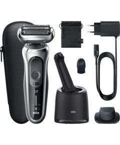 Braun Shaver 71-S7200cc	 Operating time (max) 50 min, Wet & Dry, Silver/Black