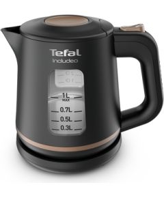 TEFAL KI533811 tējkanna Includeo, 2400W, 1L, melna