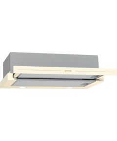 Gorenje Hood BHP62CLI Wall mounted, Energy efficiency class C, Width 60 cm, 435 m³/h, Mechanical control, LED, Ivory