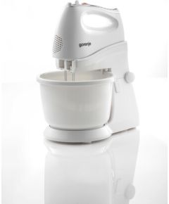 Gorenje Mixer with stand M450WS Hand Mixer, 450 W, Number of speeds 5, Turbo mode, White