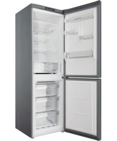 INDESIT Refrigerator INFC8 TI21X Energy efficiency class F, Free standing, Combi, Height 191.2 cm, No Frost system, Fridge net capacity 231 L, Freezer net capacity 104 L, 40 dB, Stainless steel