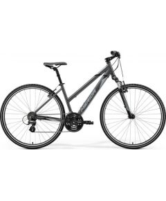 Merida Crossway 10-V Lady / Pelēka / Melna / 46L cm / S