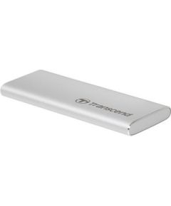 Transcend 500GB ESD260C USB 3.2 Gen 2 Type-C Portable Solid-State Drive (Silver)