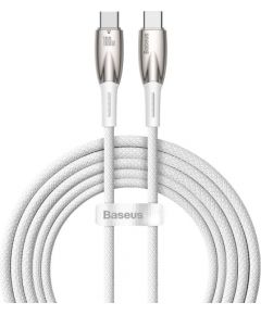 USB-C cable for USB-C Baseus Glimmer Series, 100W, 2m (White)