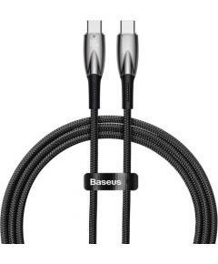 USB-C cable for USB-C Baseus Glimmer Series, 100W, 1m (Black)