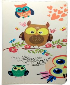 Greengo Universal Owls Family univerāls grāmatveida maks planšetdatoram 9-10”