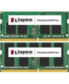 Kingston DDR4 16GB - 2666 - CL - 19 - Single-Kit - SO-DIMM, KSM26SED8/16MR, black