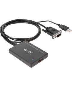 Club 3D Adapter VGA,USB-A->HDMI